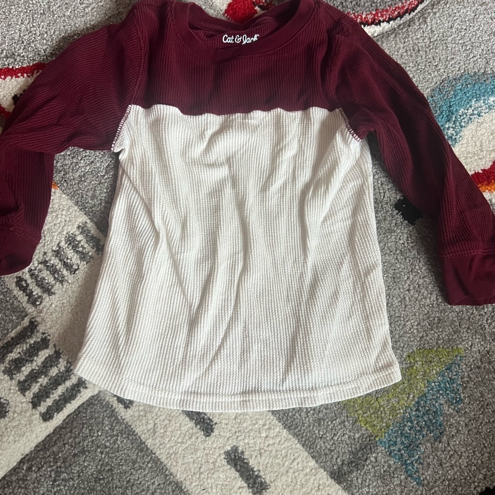 Cat & Jack Kids Striped and Colorblock Long Sleeve Tops Bundle 3T - Picture 2 of 7